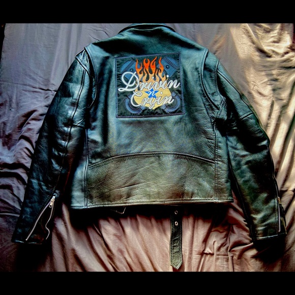 Genuine Leather Jacket Vintage 1985 Rare - Picture 2 of 3
